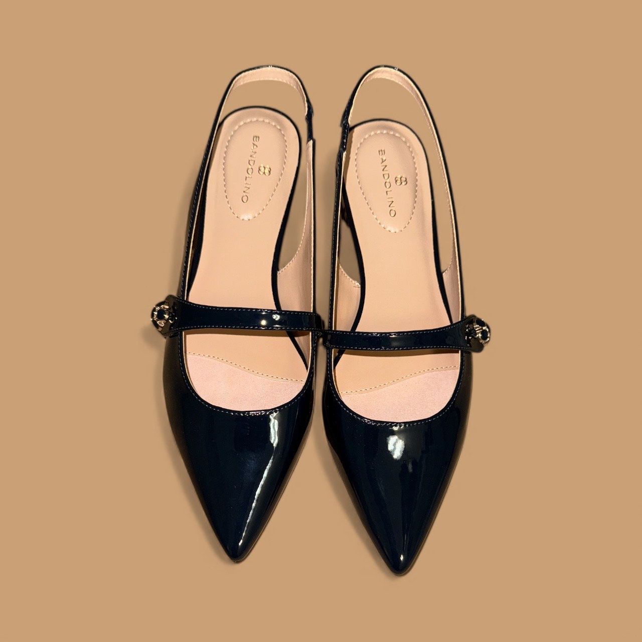 BANDOLINO AUBRIANA POINTED TOE SLINGBACK FLAT