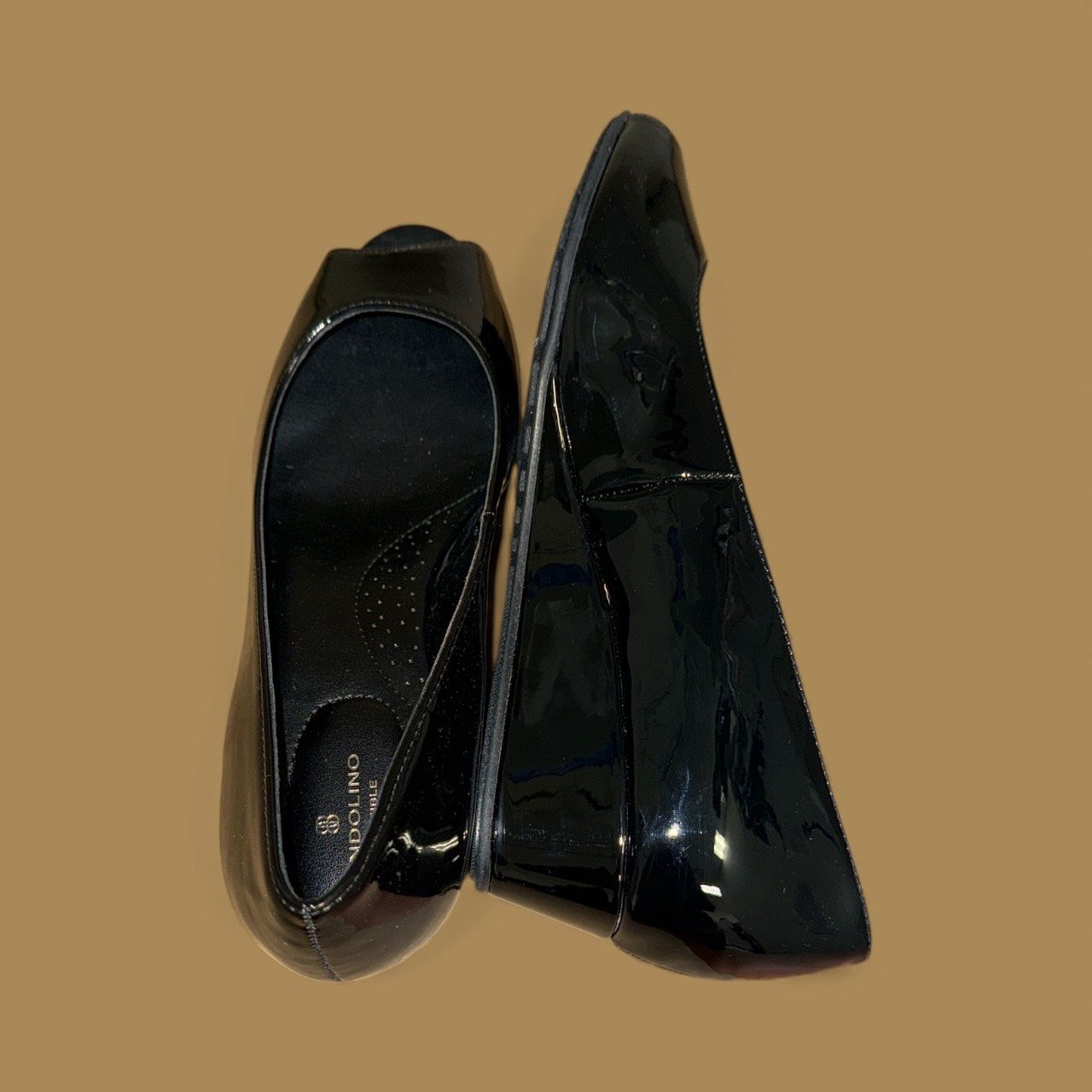 BANDOLINO CANDRA PEEP TOE WEDGE PUMPS