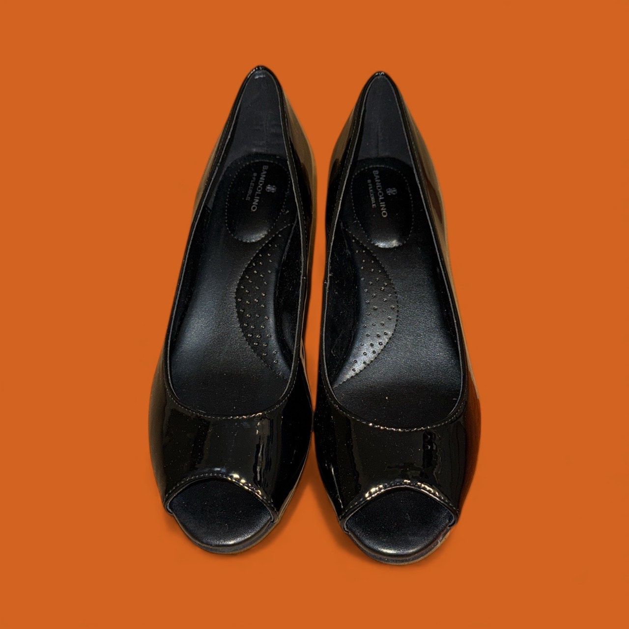 BANDOLINO CANDRA PEEP TOE WEDGE PUMPS