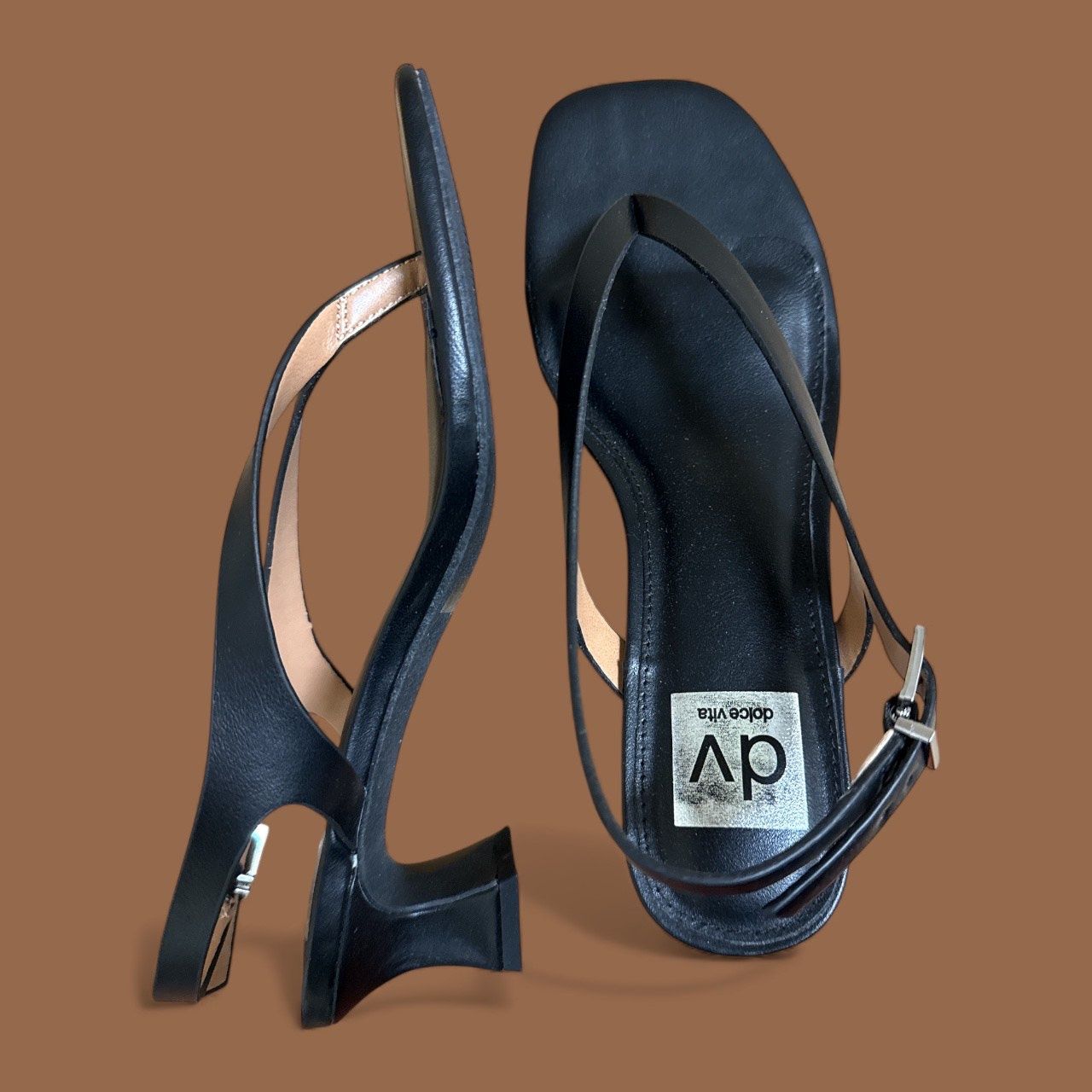 DOLCE VITA BIRDIE ANKLE STRAP THONG SANDAL