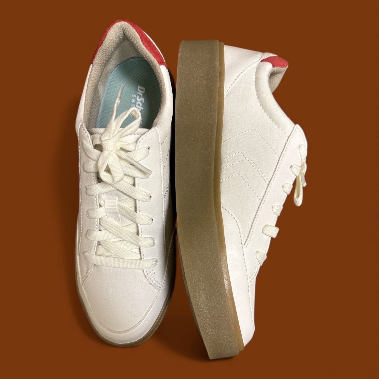 DR SCHOOL&#39;S MDISON LACE SNEAKER, Colour: WHITE, Size: 8.5 M