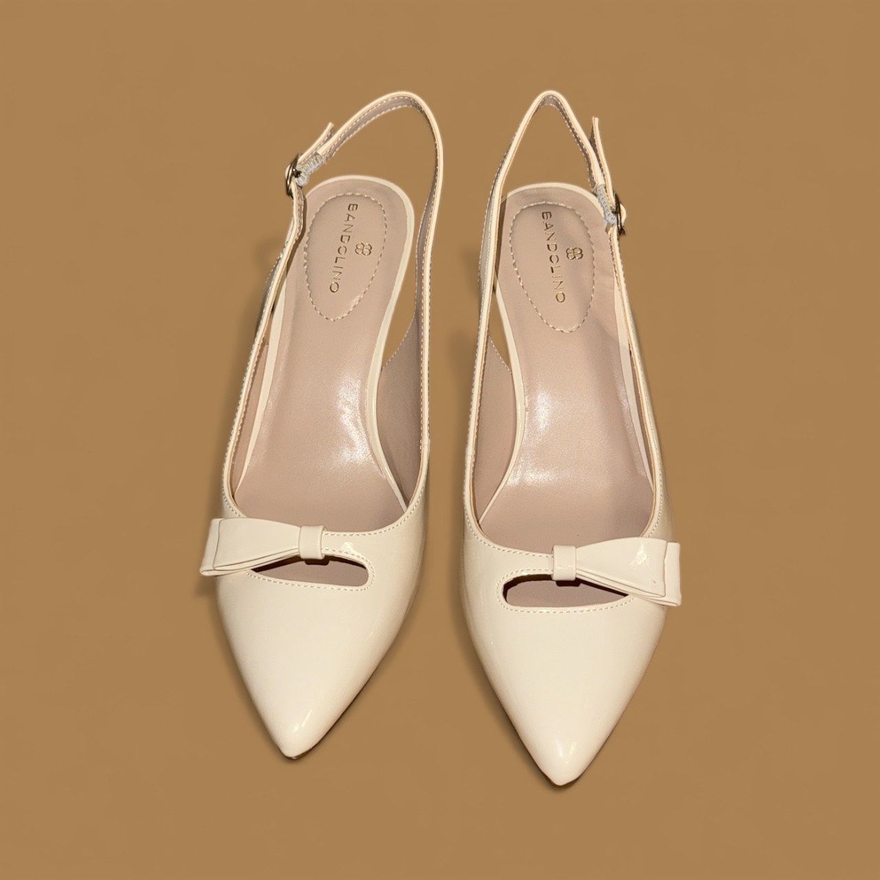 BANDOLINO GELLI BOW SLINGBACK PUMP