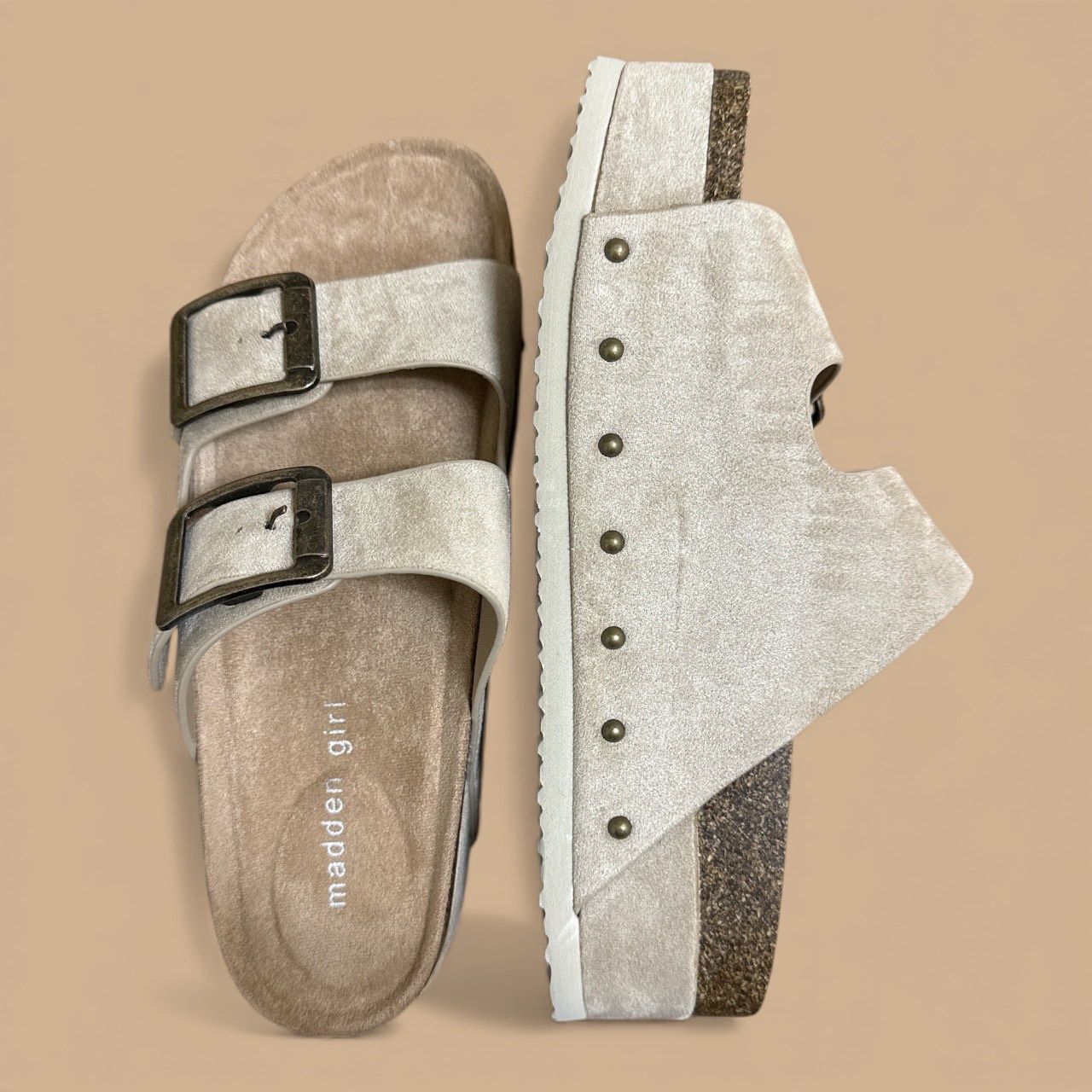 MADDEN GIRL BABES DOUBLE STRAP PLATFORM SANDAL