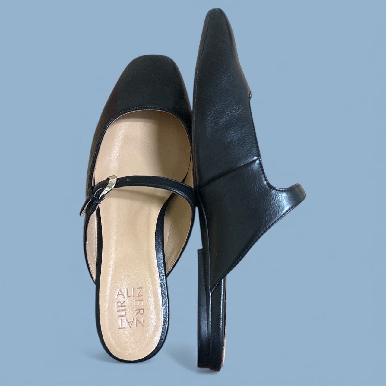 NATURALIZER APPLE SQUARE TOE MARY JANE MULE