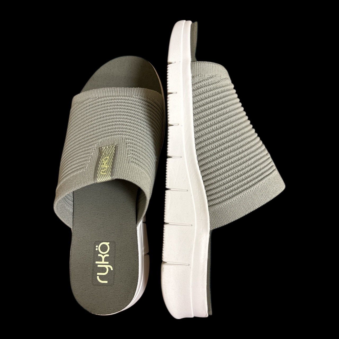 RYKA EPIC WEDGE SLIDE, Colour: ABBEY GREEN, Size: 8 M