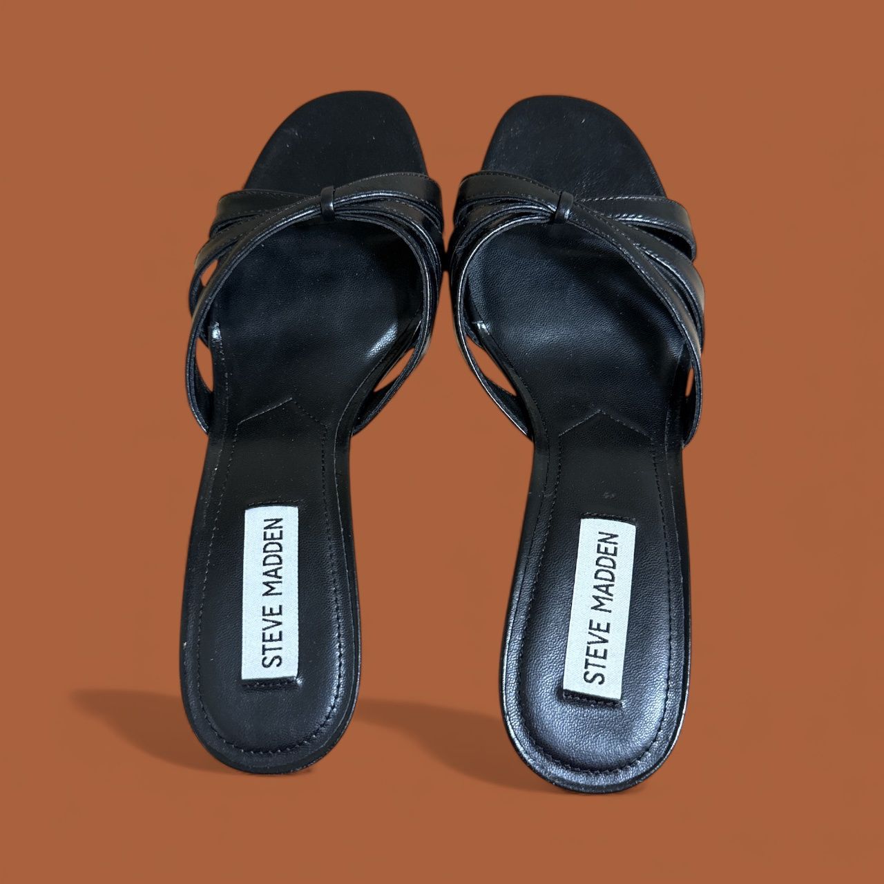 STEVE MADDEN CARY STRAPPY KITTEN SANDAL