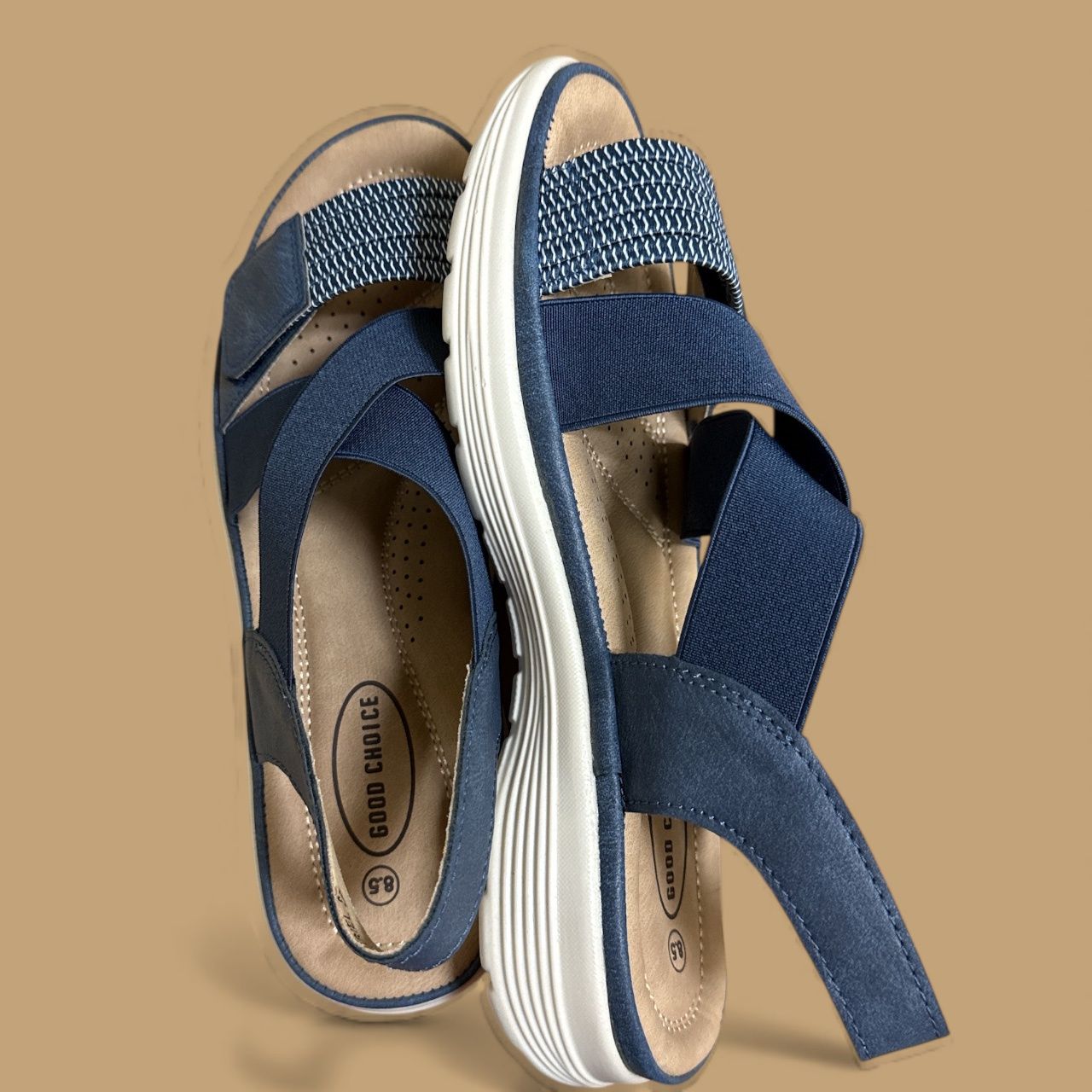 GOOD CHOICE ARIEL ELASTIC COMFORT FLAT SANDAL