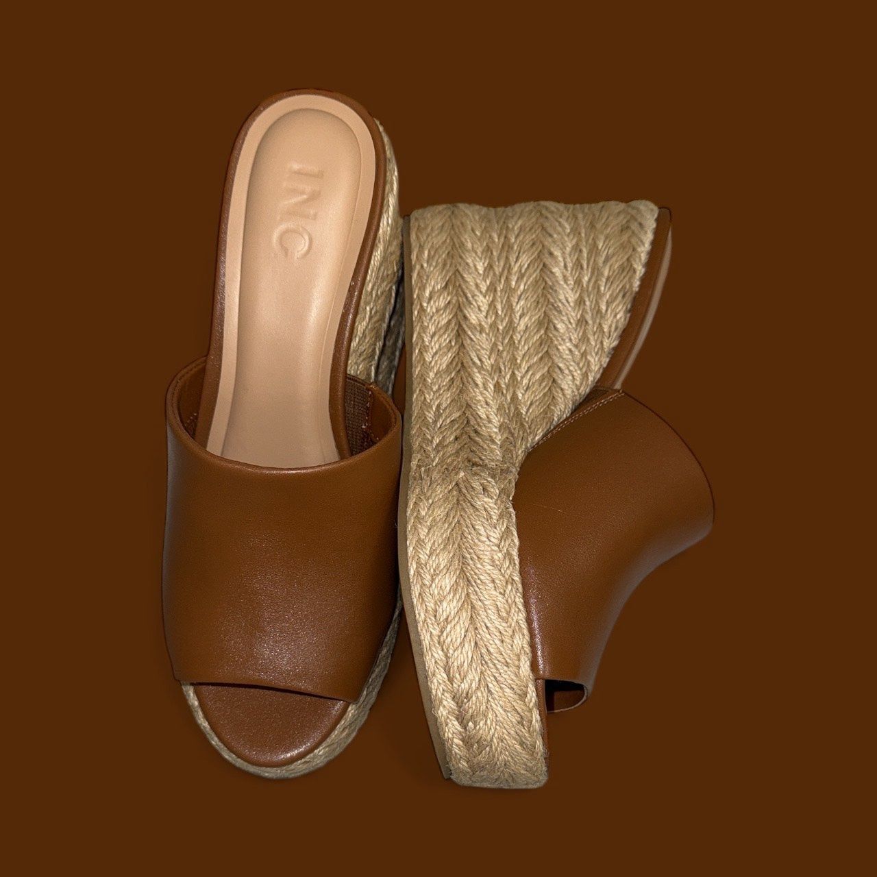 I.N.C CICILY ESPADRILLE WEDGE SANDAL