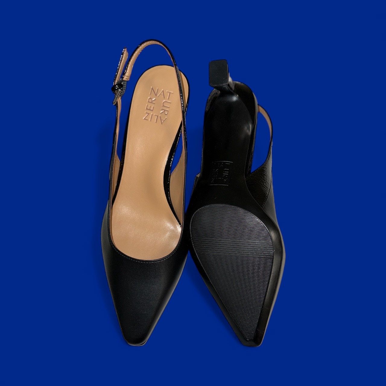 NATURALIZER TANSY SNIP TOE SLINGBACK PUMPS