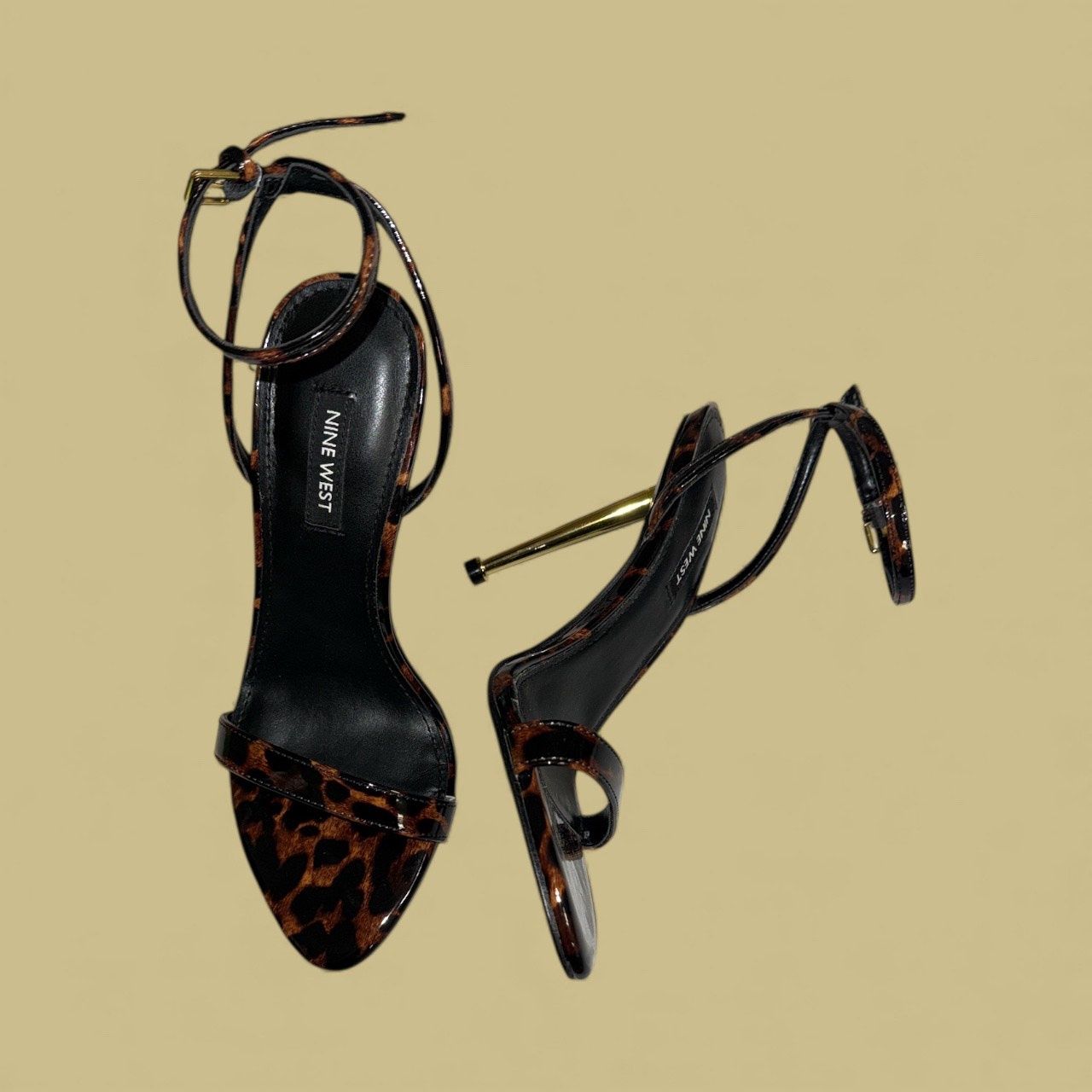 NINE WEST REINA ANKLE STRAP STILETTO SANDAL