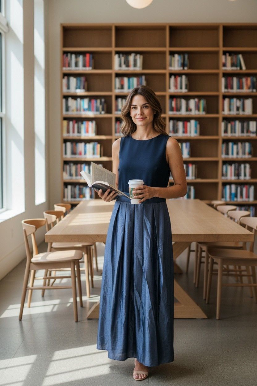 SLNY SLEEVELESS SATIN LONG PARTY DRESS