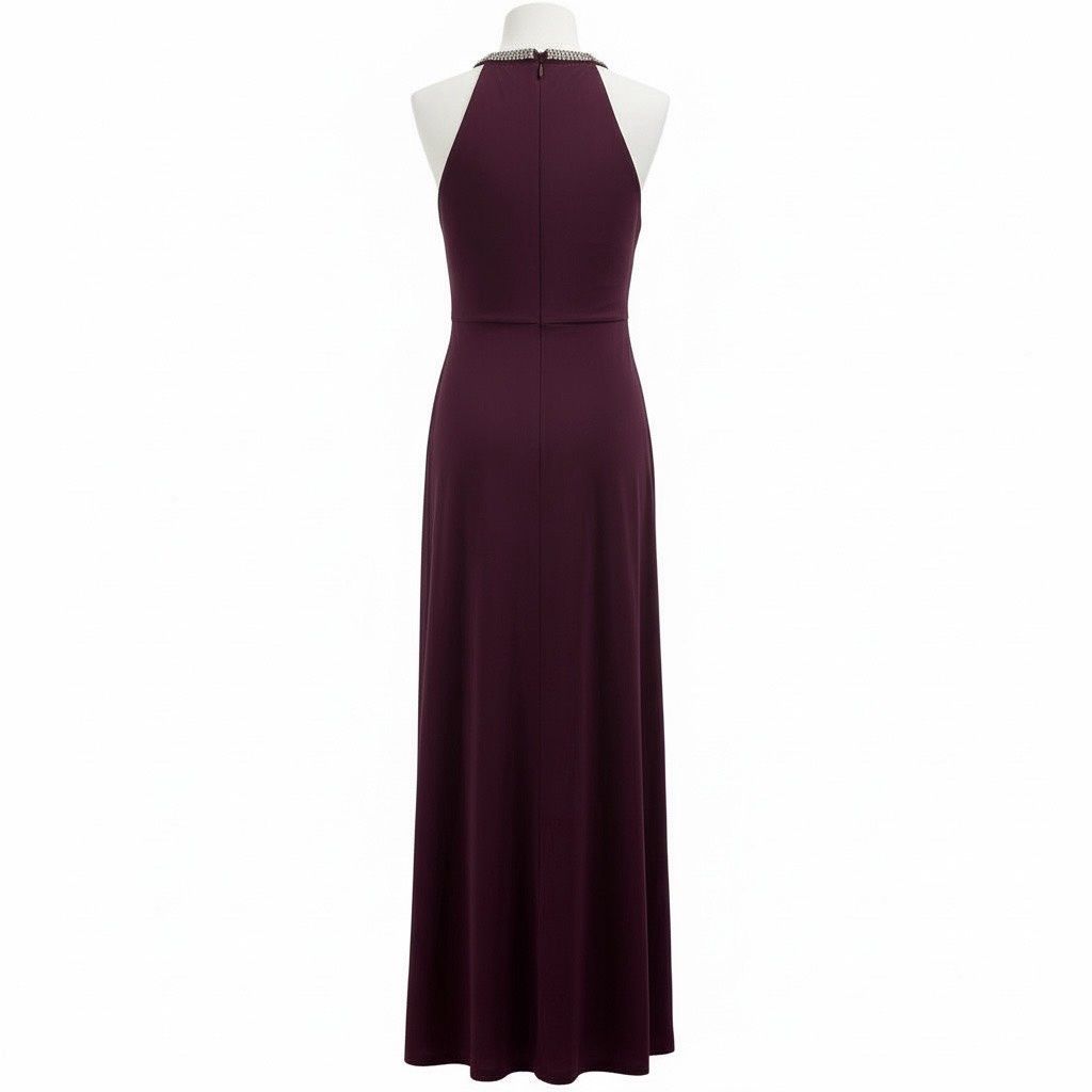 BETSY &amp; ADAM SLEEVELESS GOWN DRESS
