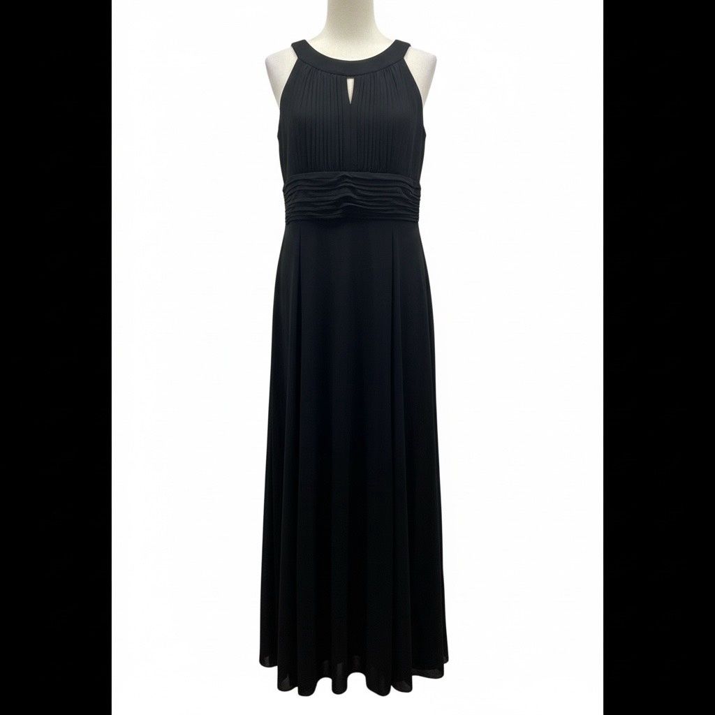 SLFY LEEVELESS PLEADED MAXI DRESS
