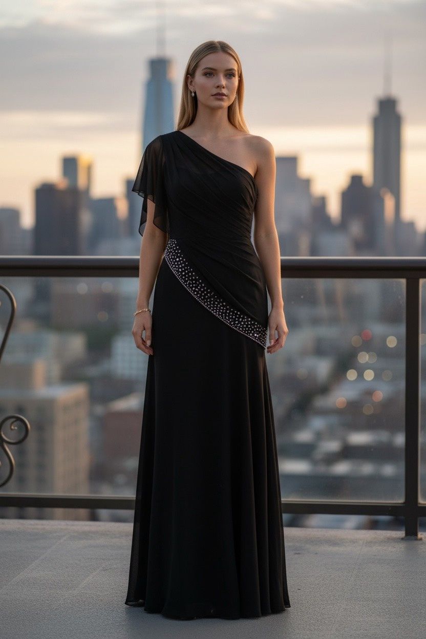 MSK STILE SETTER DRESS, Colour: BLACK, Size: L