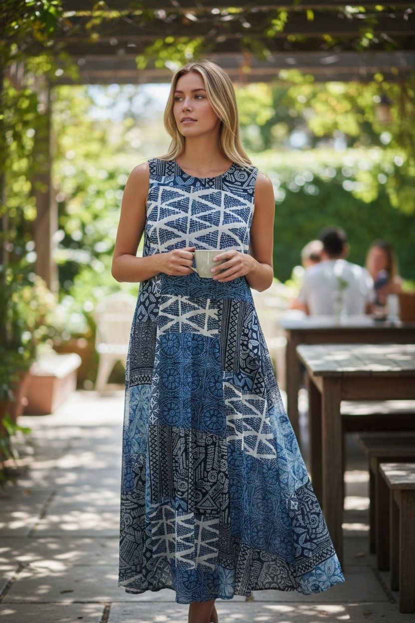 SIGNATURE SLEEVELESS MAXI DRESS