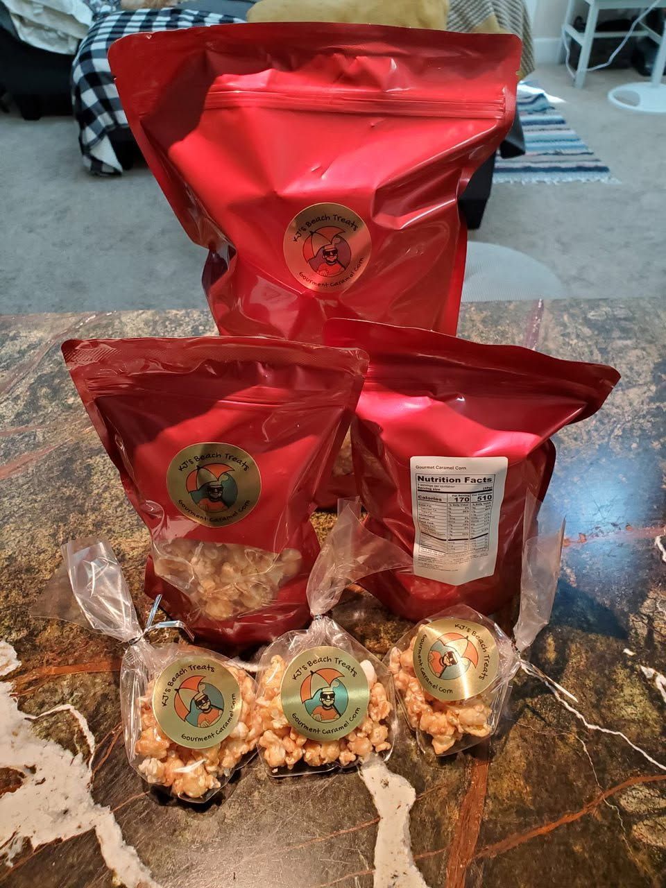 Caramel Corn (with or without nuts)