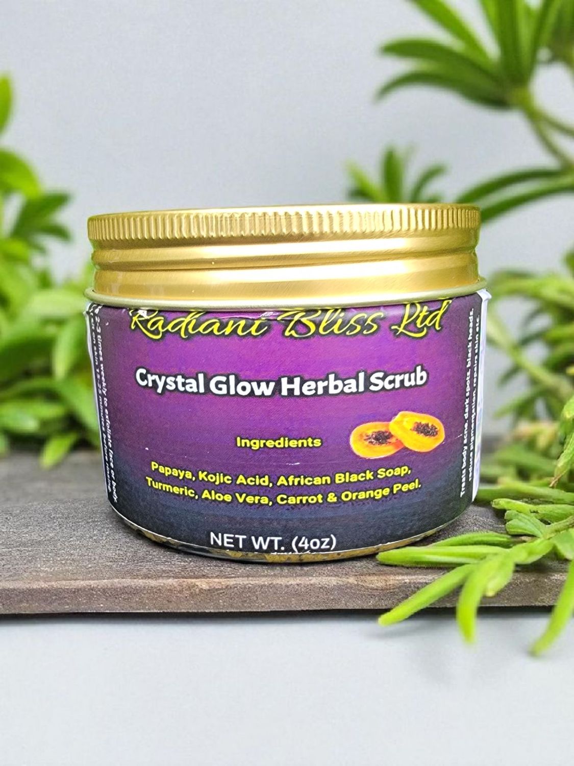 Crystal  Glow Herbal Scrub