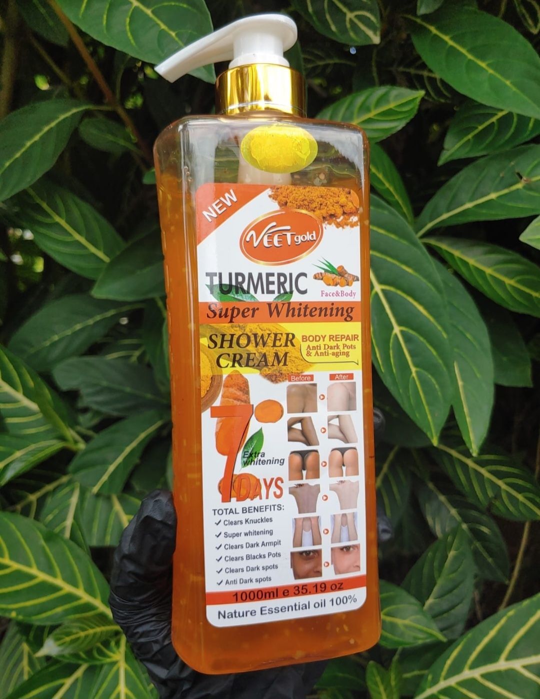Turmeric shower gel
