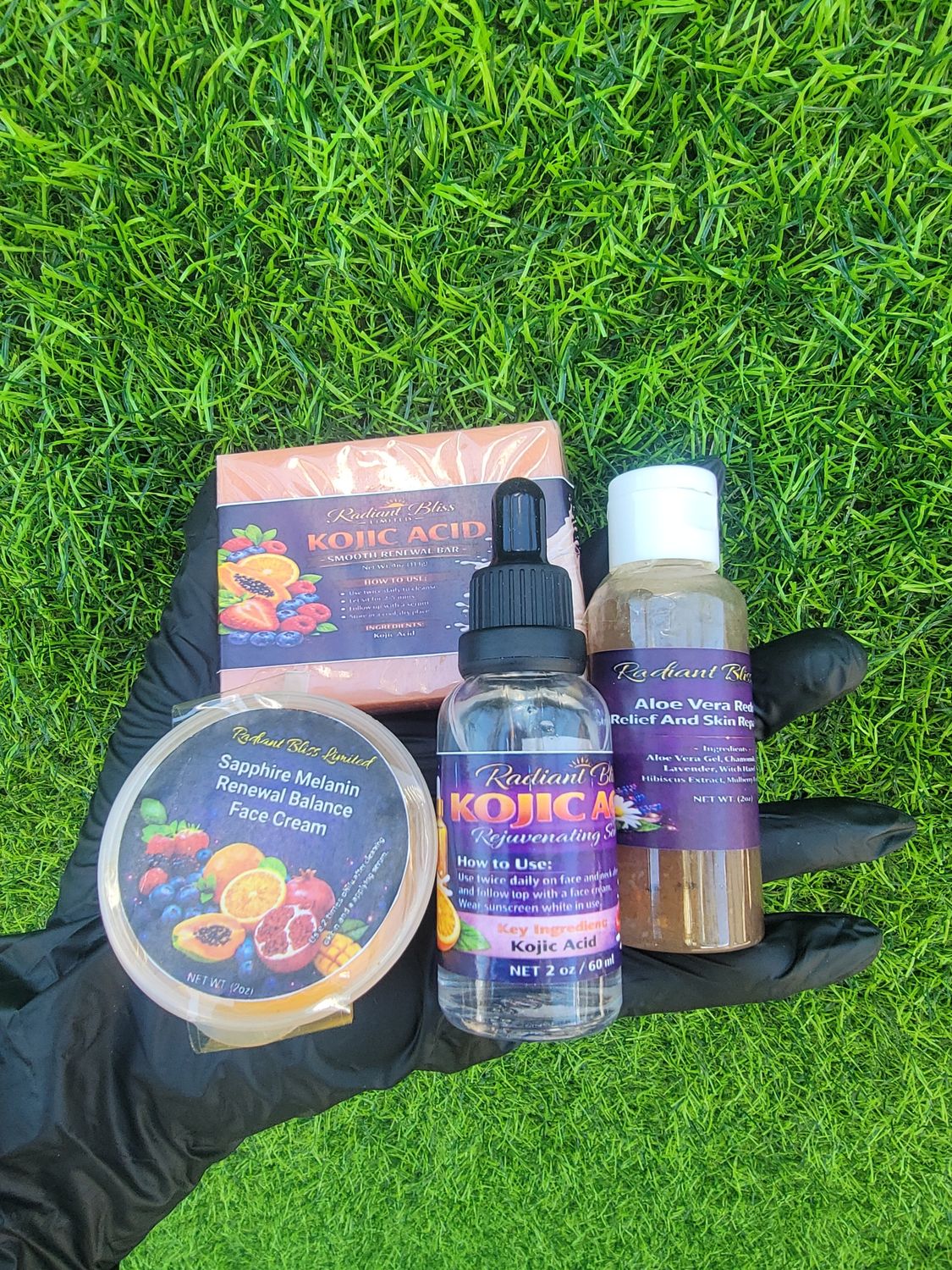 4 face products promo (Acne emergency kit)