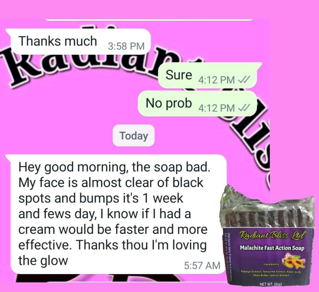 Malachite radiance corrective bar