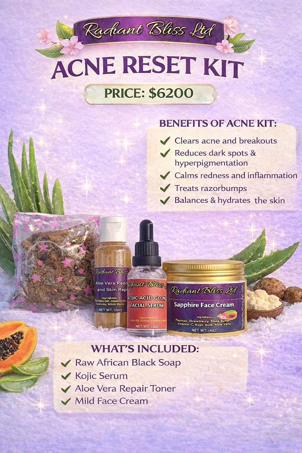 Acne reset kit
