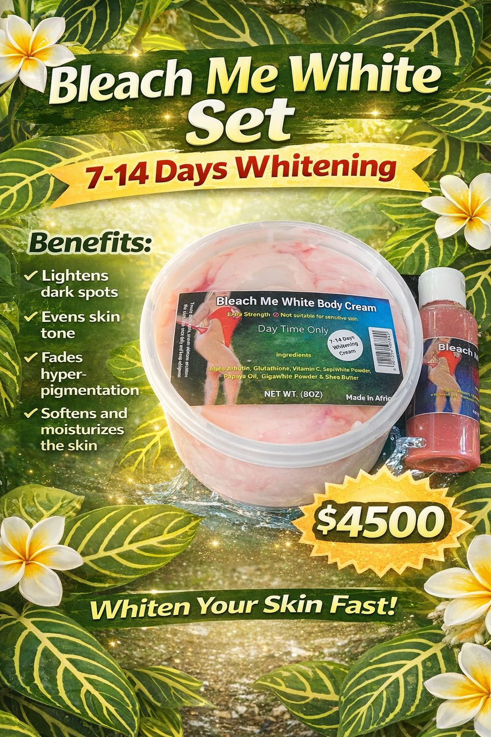 Medium bleach me white kit