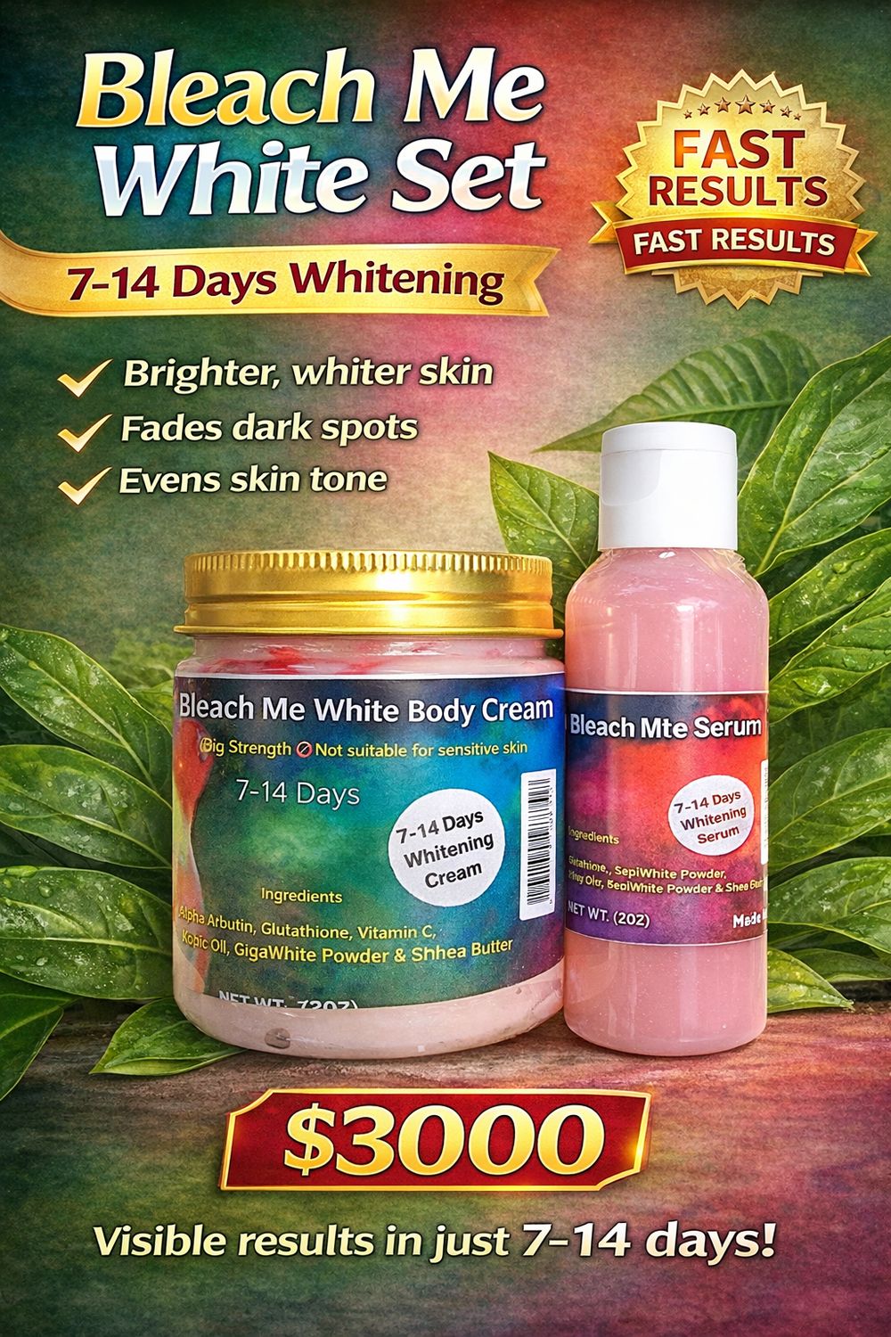 Small bleach me white kit