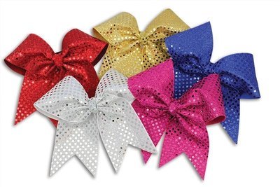 Sequin Cheer Bow