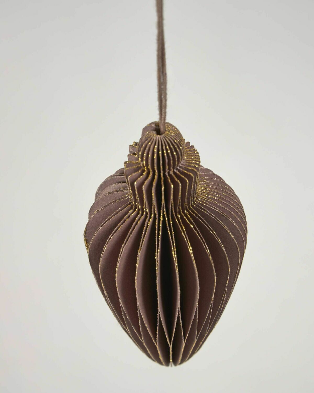 Set Yaril de 3 adornos colgantes decorativos marrón