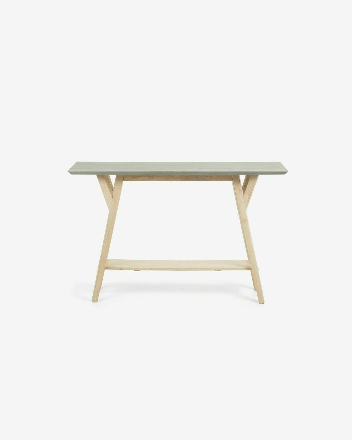 Consola Sfere 125 x 80 cm de madera maciza de mango y acacia