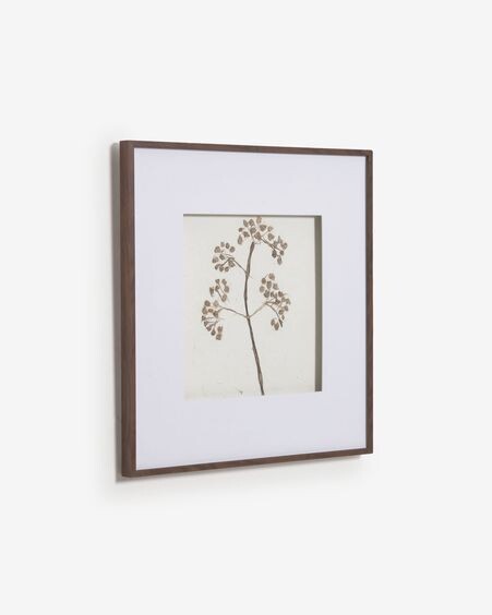 Cuadro Pasacale con estampación floral en vertical 50 x 50 cm
