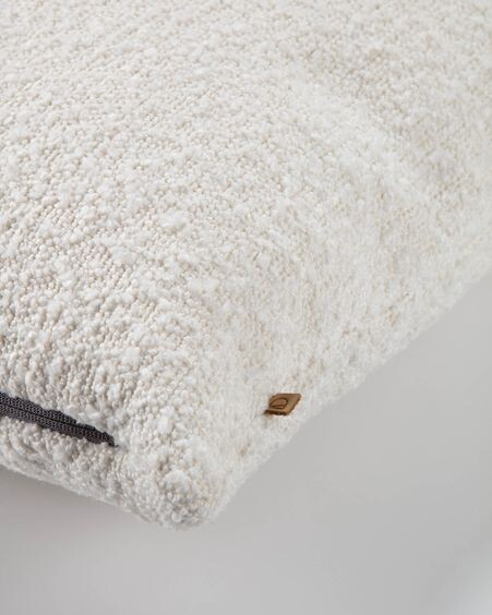 Funda cojín Vicka 45 x 45 cm blanco