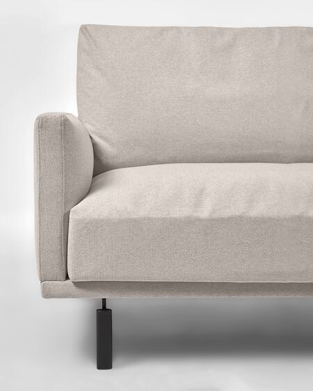 Sofá Galene 3 plazas beige 174 cm