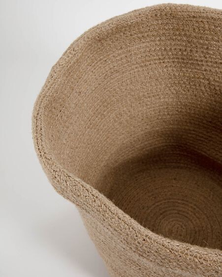 Cesta Sibila 100% algodón marrón