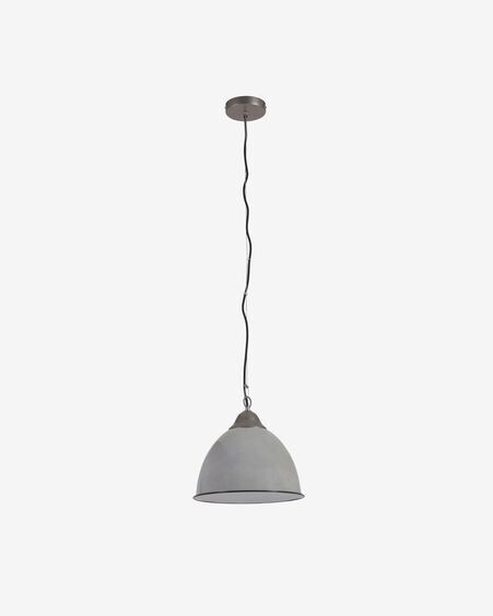 Lámpara de techo Neus de metal con acabado gris