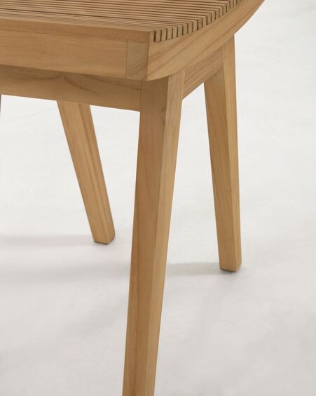 Reposapiés Vicentina de madera maciza de teca