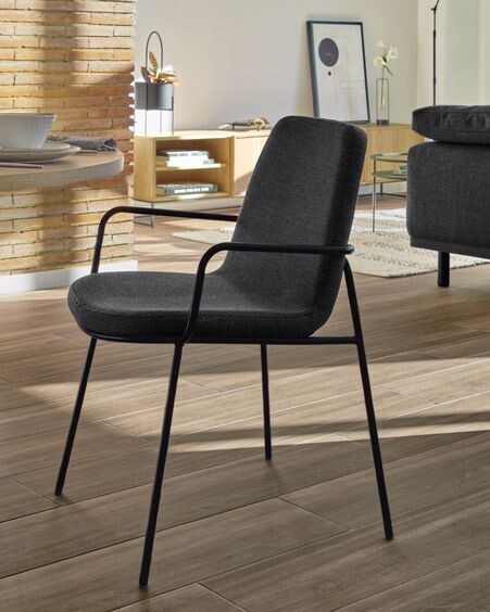 Silla Giuilia gris oscuro