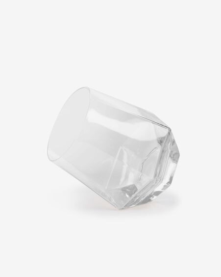 Vaso Lukina de vidrio transparente