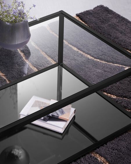 Mesa de centro rectangular Blackhill 110 x 60 cm negro