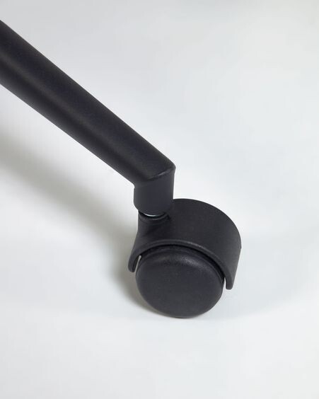 Silla de escritorio Einara gris oscuro