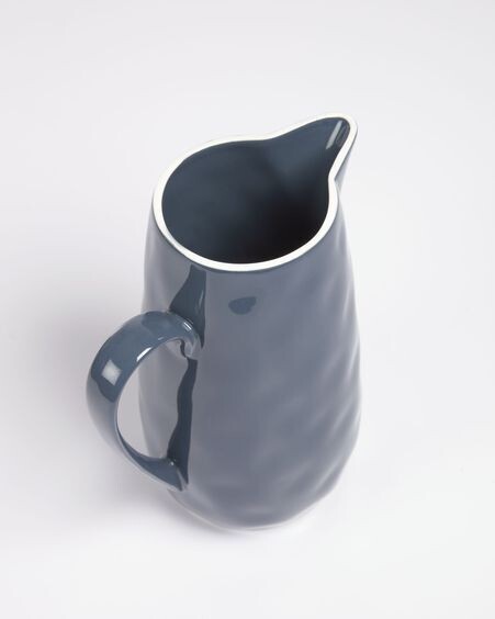 Jarra de leche Pontis de porcelana azul