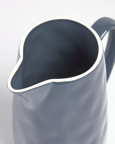 Jarra de leche Pontis de porcelana azul