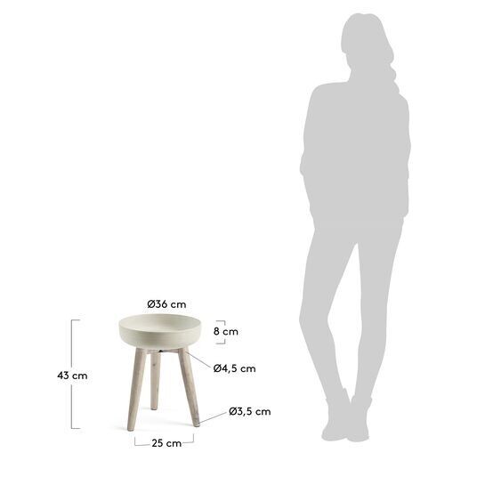 Macetero pequeño Merida Ø 36 cm