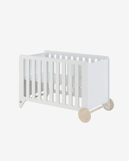 Cuna Nunila de MDF blanco 60 x 120 cm FSC 100%
