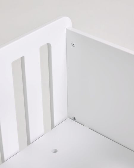 Cuna Nunila de MDF blanco 60 x 120 cm FSC 100%