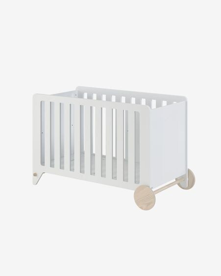 Cuna Nunila de MDF blanco 60 x 120 cm FSC 100%