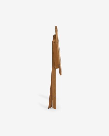 Set de exterior Elisia de mesa y 2 sillas plegables de madera maciza acacia FSC 100%