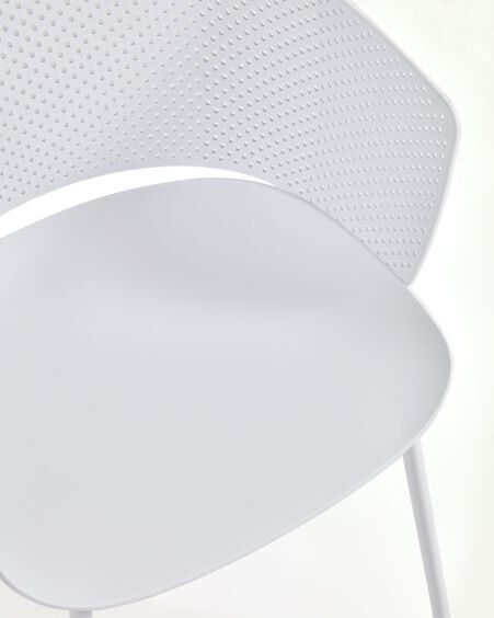 Silla 100% de exterior Yeray blanco