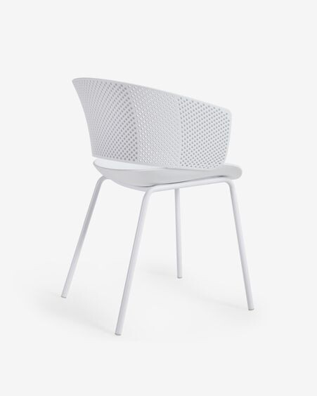 Silla 100% de exterior Yeray blanco
