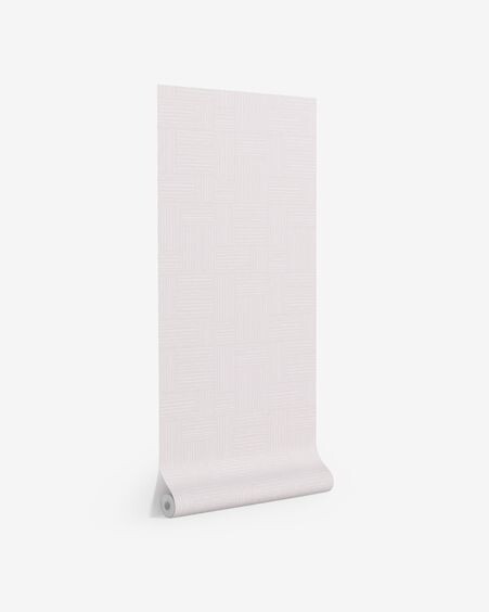 Papel pintado Trudy con trama gris 10 x 0,53 m FSC MIX Credit